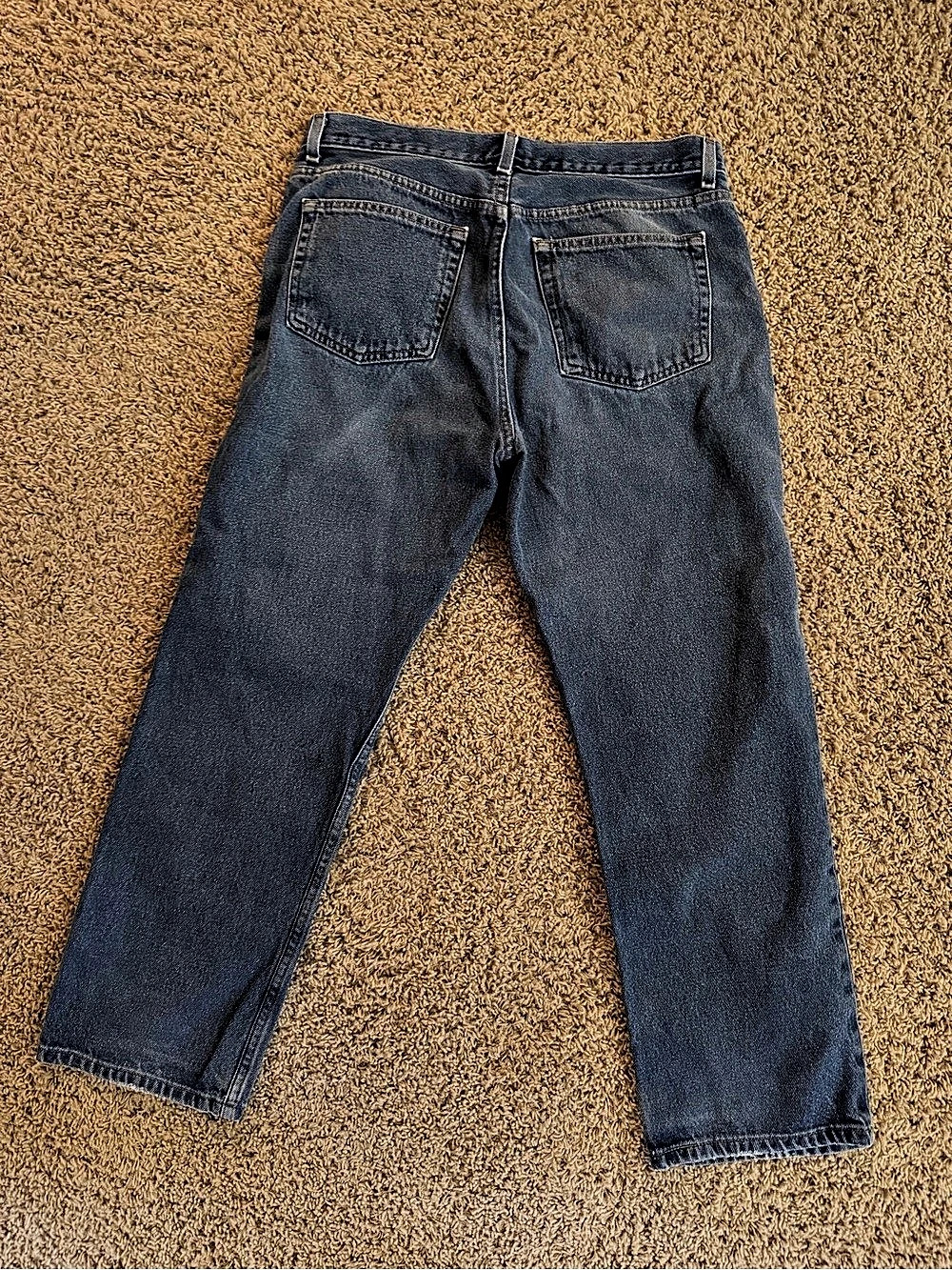 True Religion Ricky Straight Leg Jeans Blue